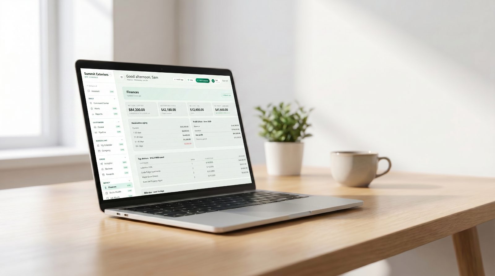SagiFlo — Know your numbers, always