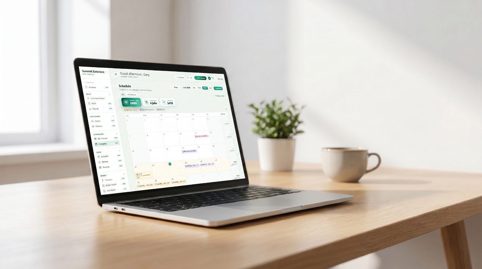 SagiFlo — A calendar that runs the crew
